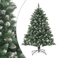 vidaXL Sztuczna choinka ze stojakiem, 120 cm, PVC