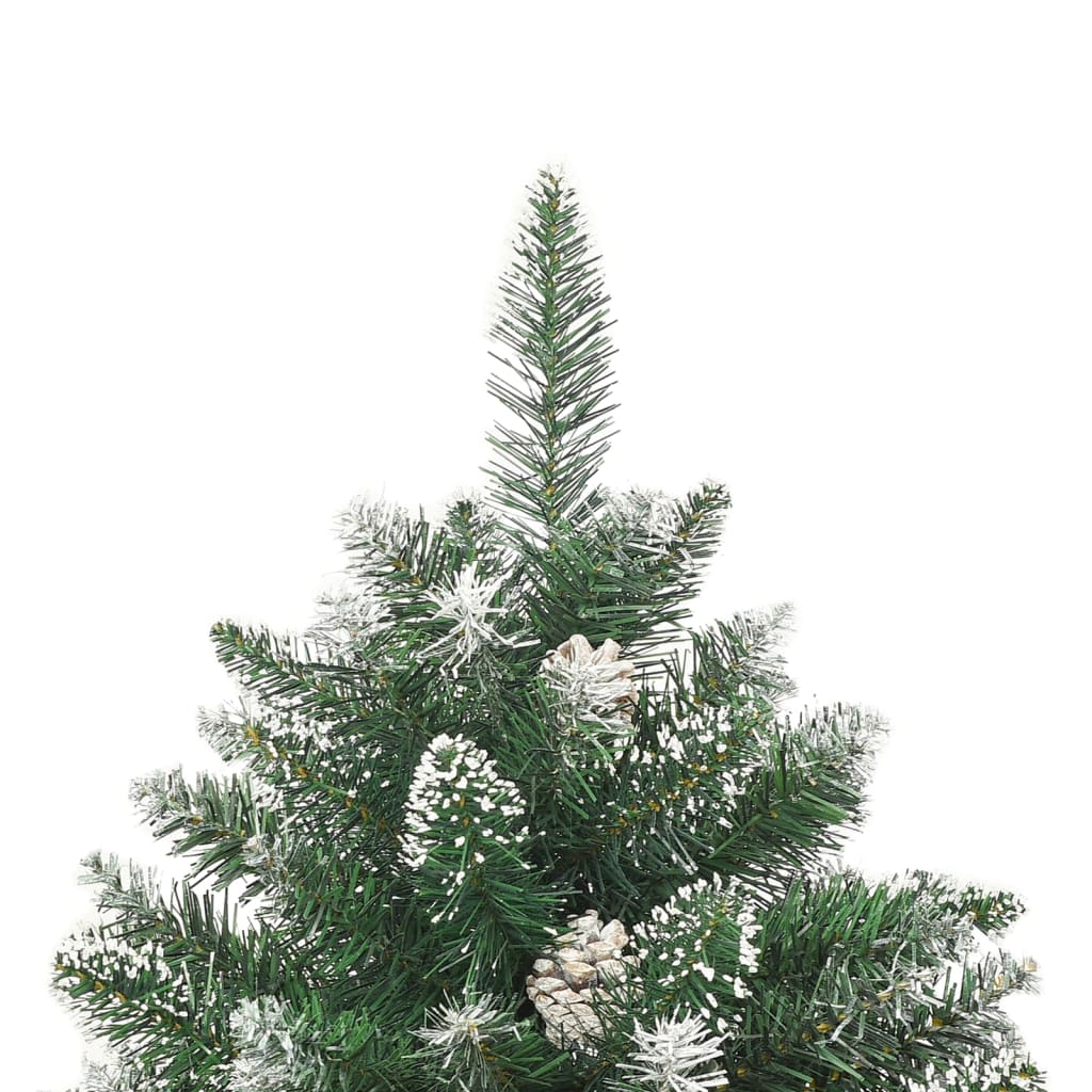 vidaXL Sztuczna choinka ze stojakiem, 120 cm, PVC
