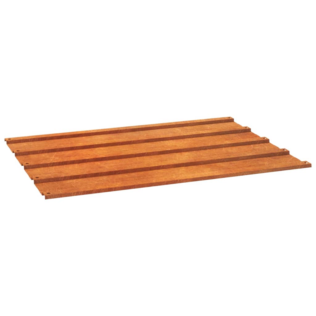 vidaXL Panele dachowe, 12 szt., rdzawe, 60x44 cm, stal kortenowska