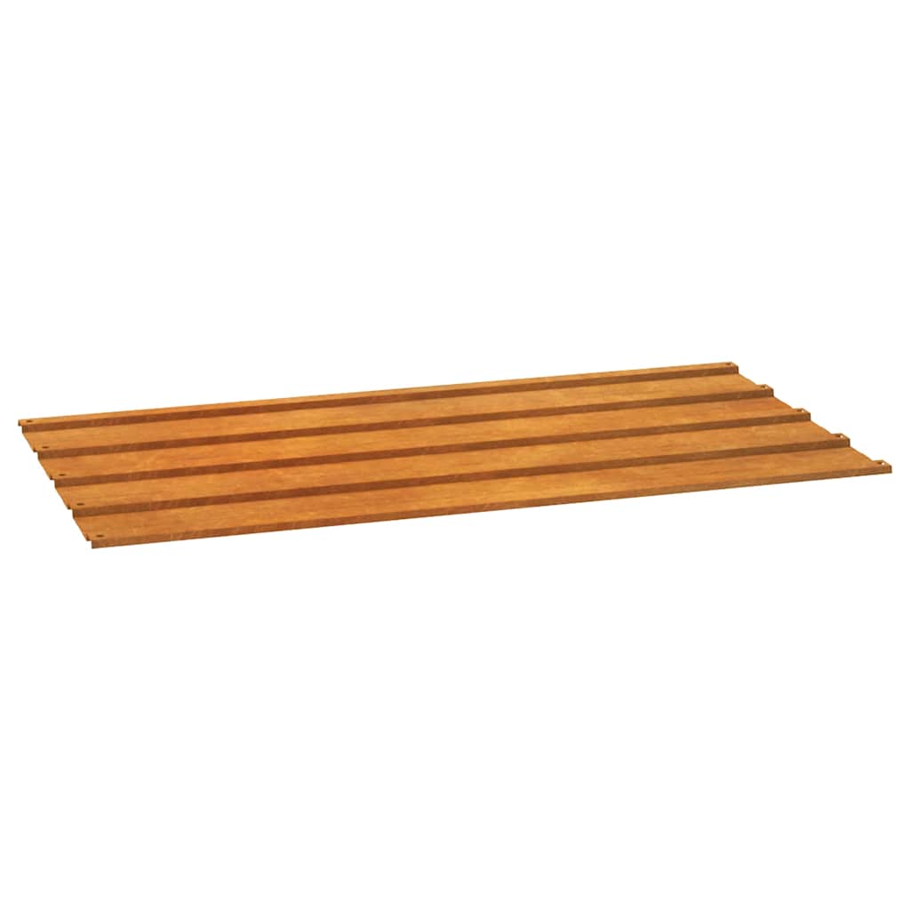 vidaXL Panele dachowe, 12 szt., rdzawe, 80x44 cm, stal kortenowska