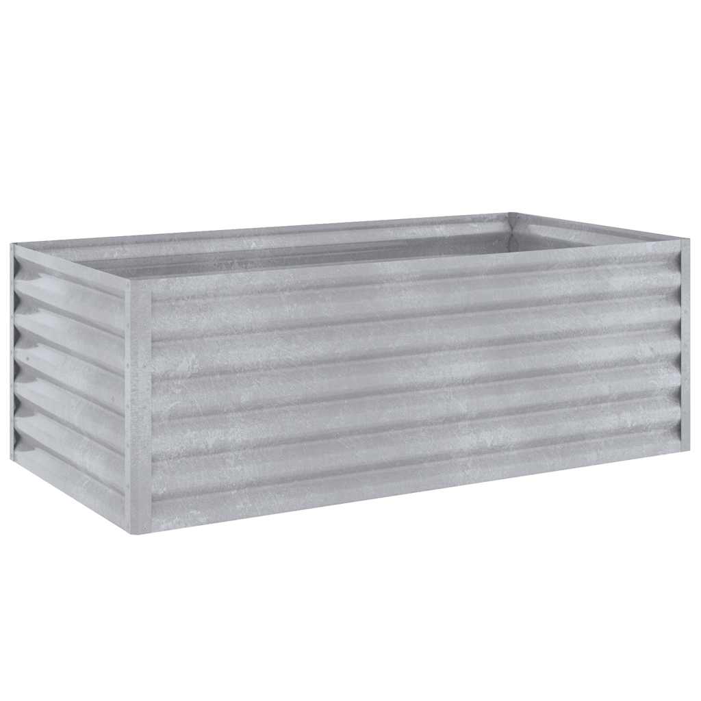 vidaXL Podwyższona grządka ogrodowa 100x50x36 cm, stal Corten