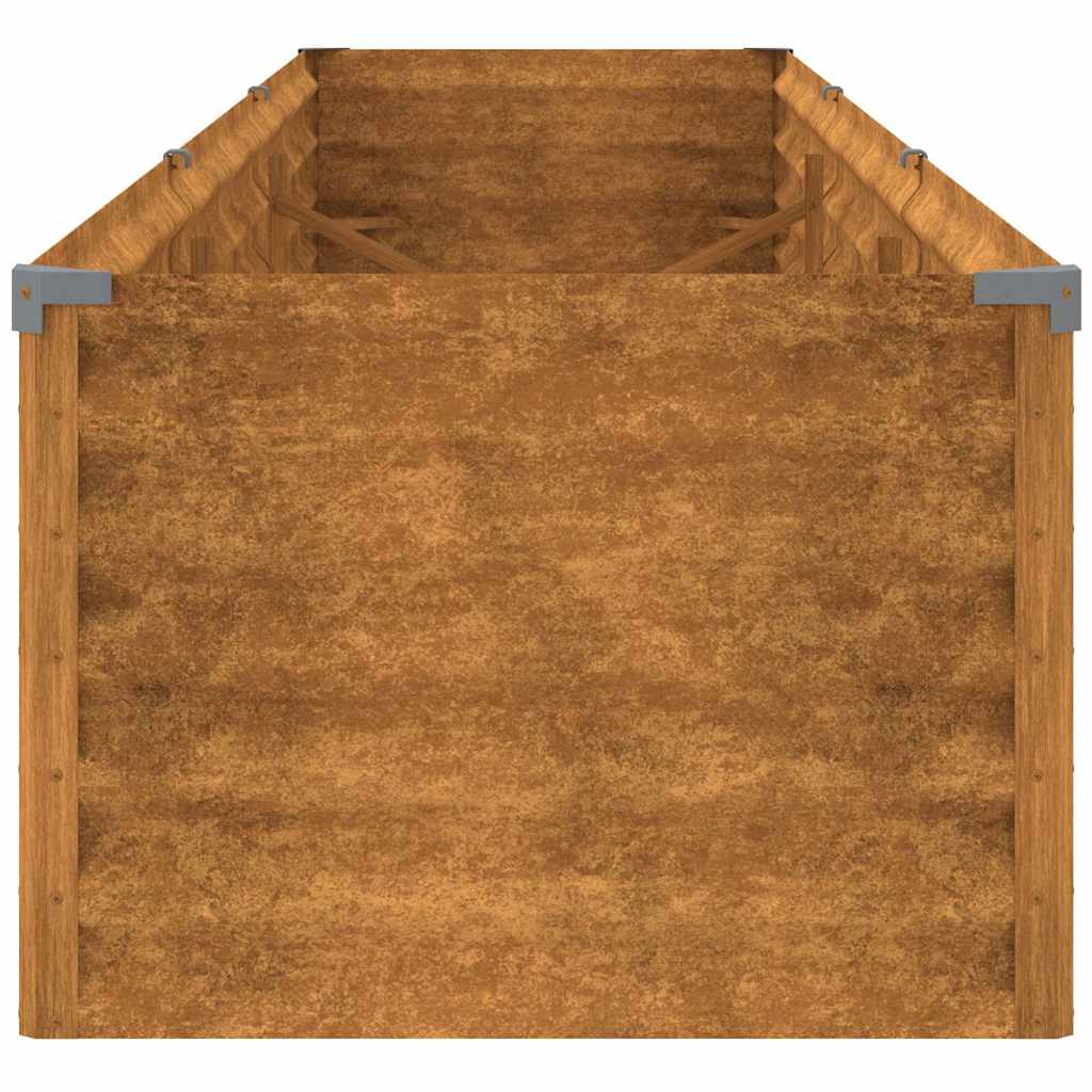 vidaXL Podwyższona grządka ogrodowa 291x50x36 cm, stal Corten