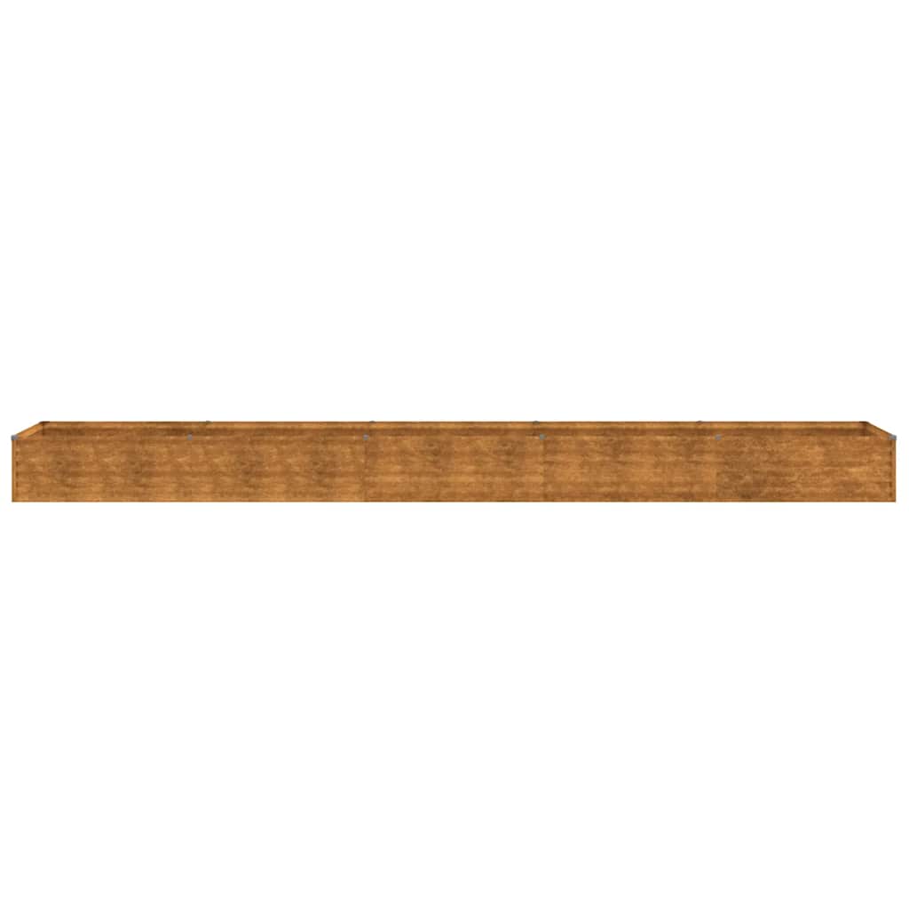 vidaXL Podwyższona grządka ogrodowa 482x50x36 cm, stal Corten