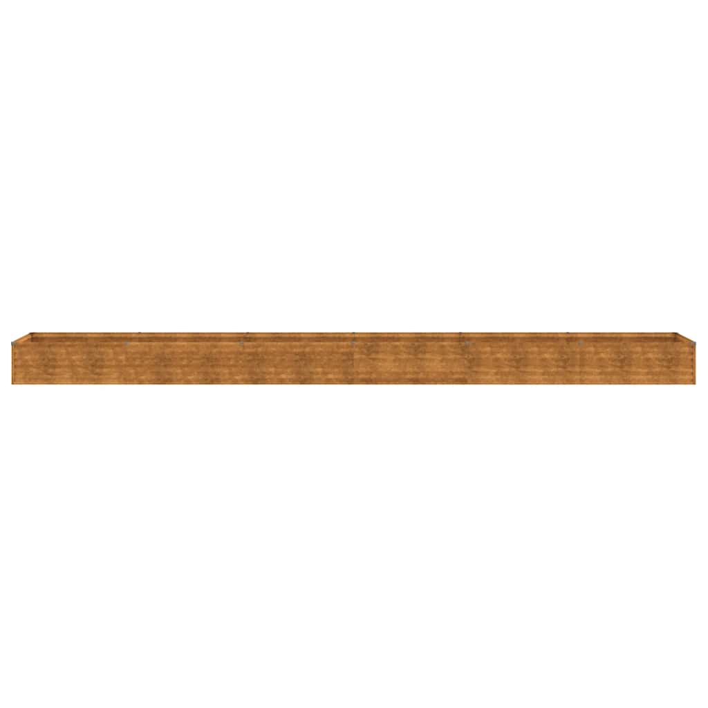vidaXL Podwyższona grządka ogrodowa 580x50x36 cm, stal Corten