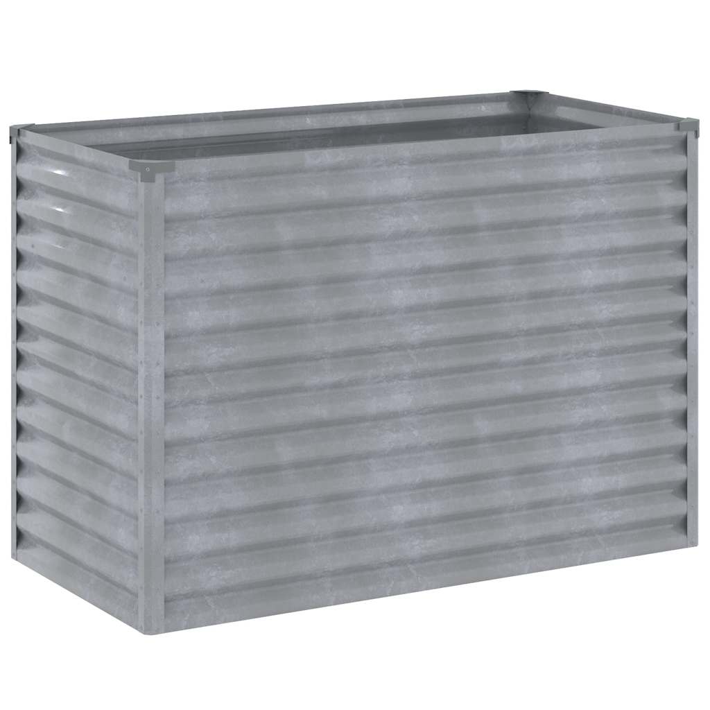 vidaXL Podwyższona grządka ogrodowa 100x50x69 cm, stal Corten