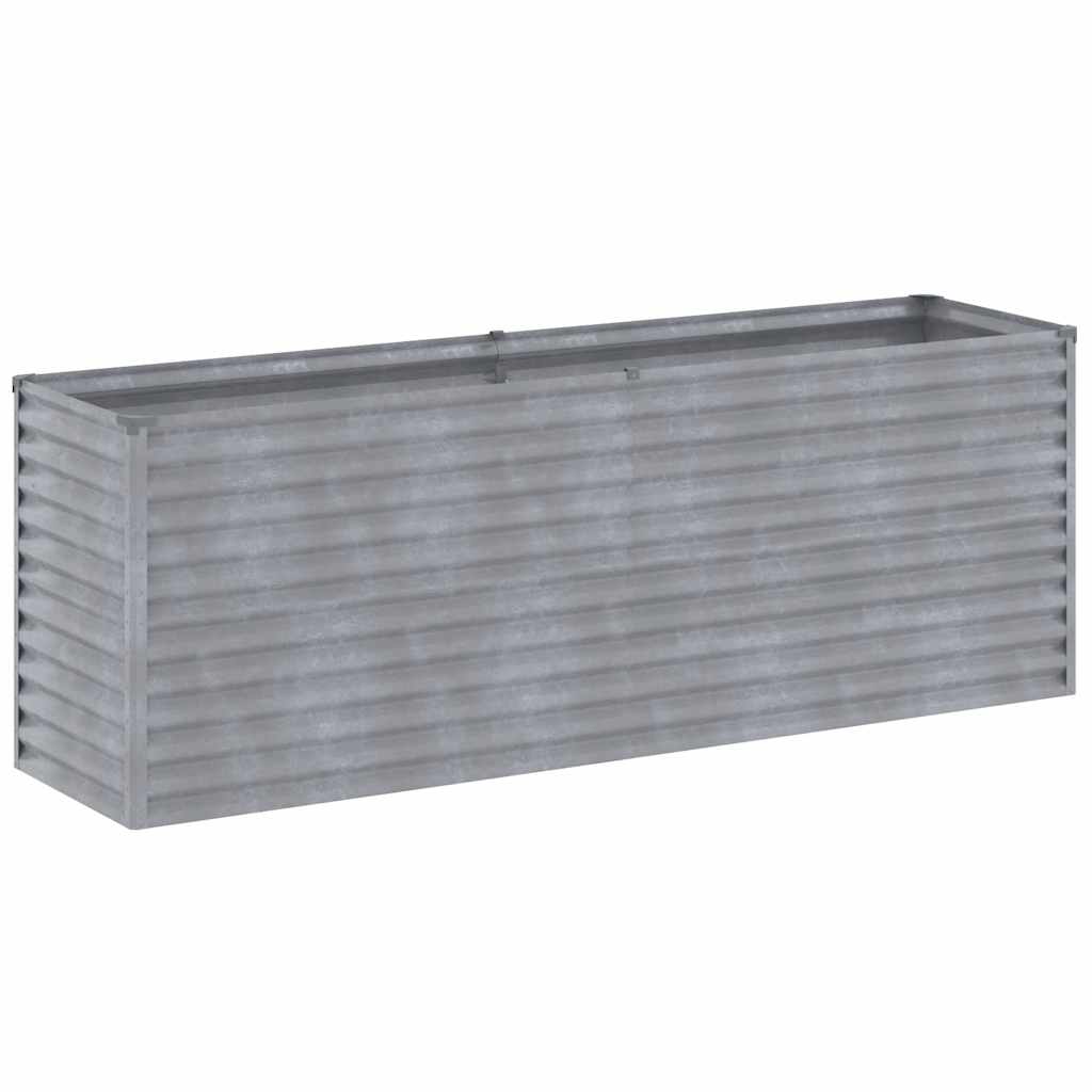 vidaXL Podwyższona grządka ogrodowa 196x50x69 cm, stal Corten