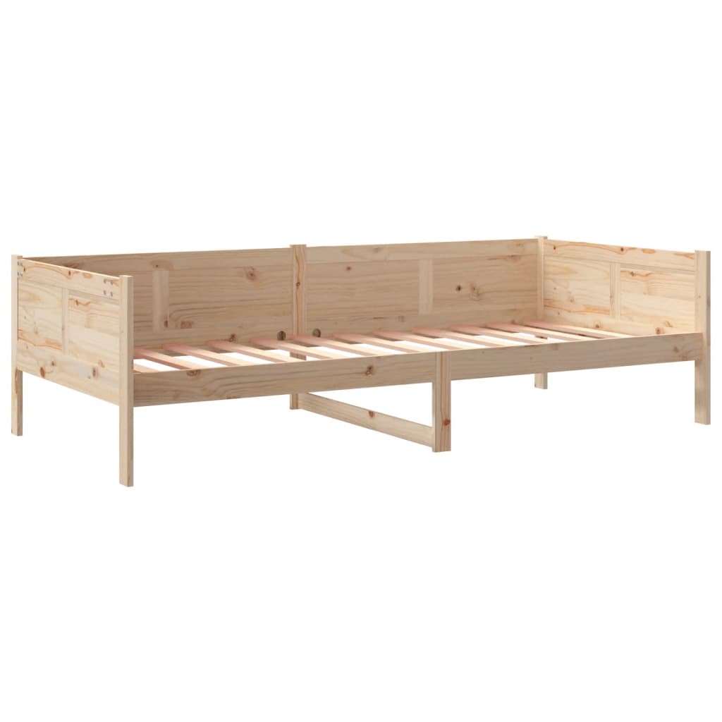 vidaXL Łóżko dzienne, lite drewno sosnowe, 80x200 cm