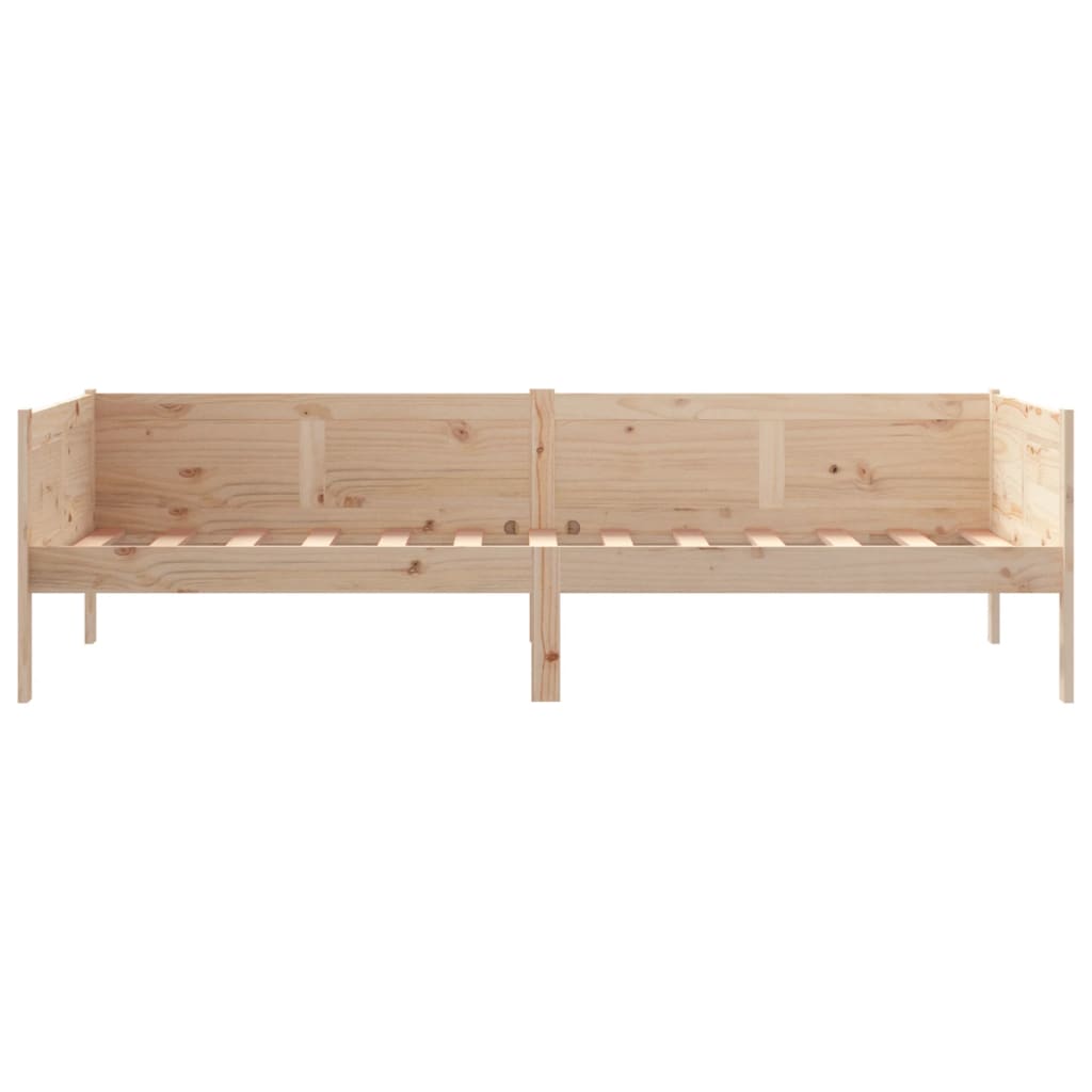 vidaXL Łóżko dzienne, lite drewno sosnowe, 80x200 cm