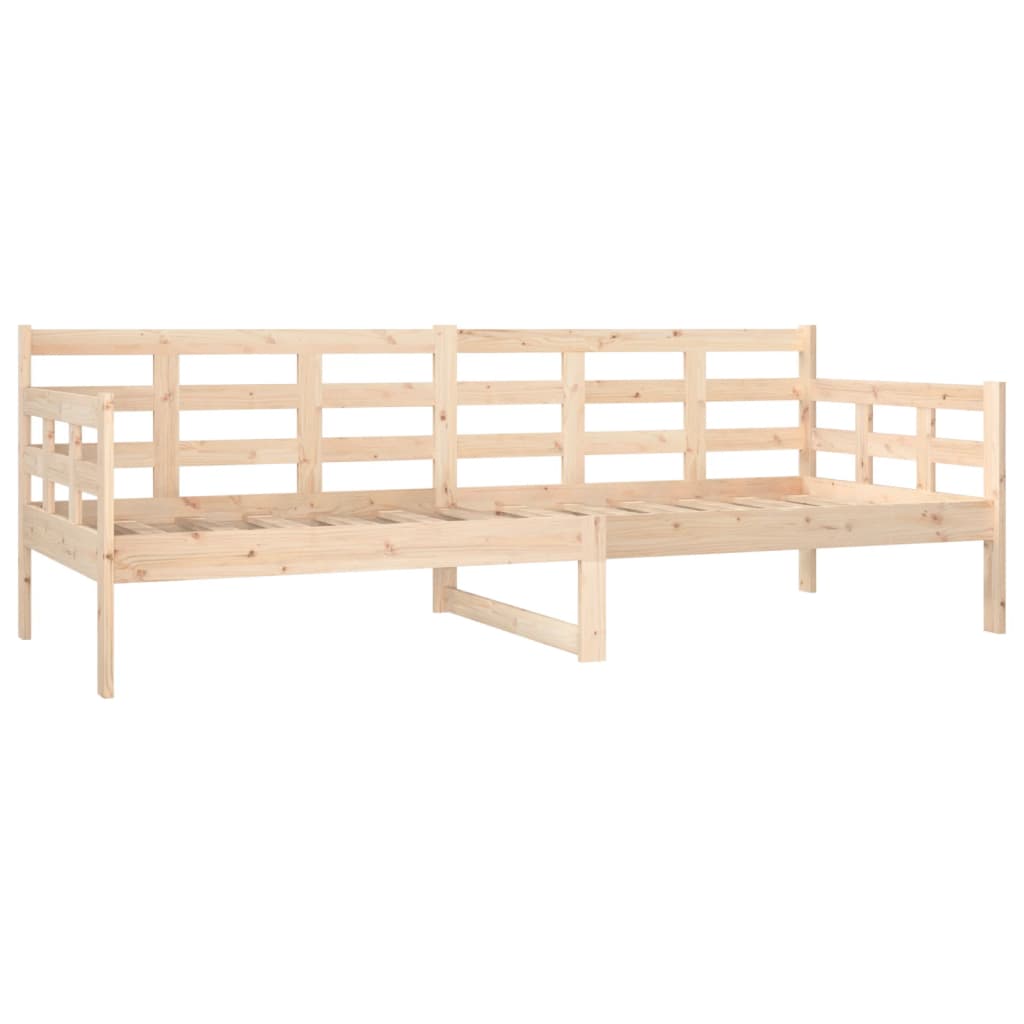 vidaXL Łóżko dzienne, lite drewno sosnowe, 80x200 cm
