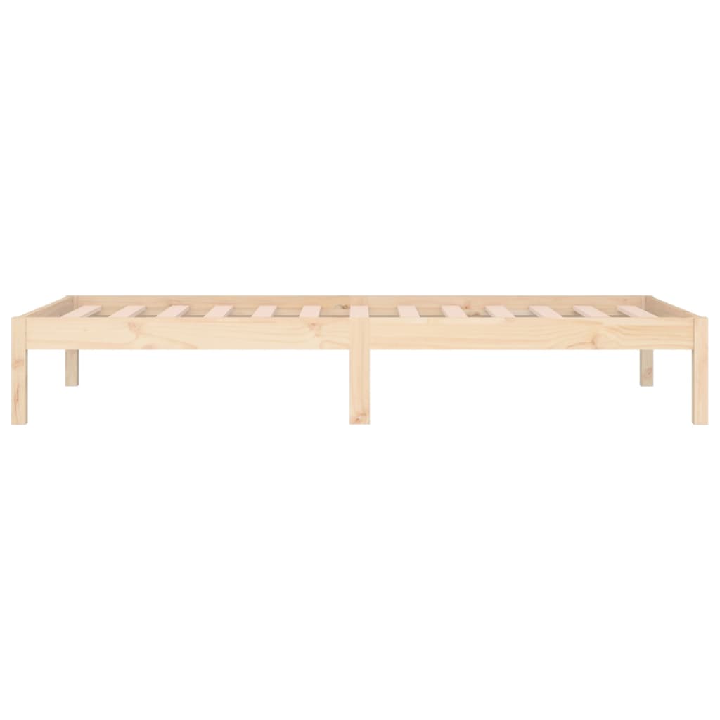 vidaXL Łóżko dzienne bez materaca, 90x200 cm, lite drewno sosnowe