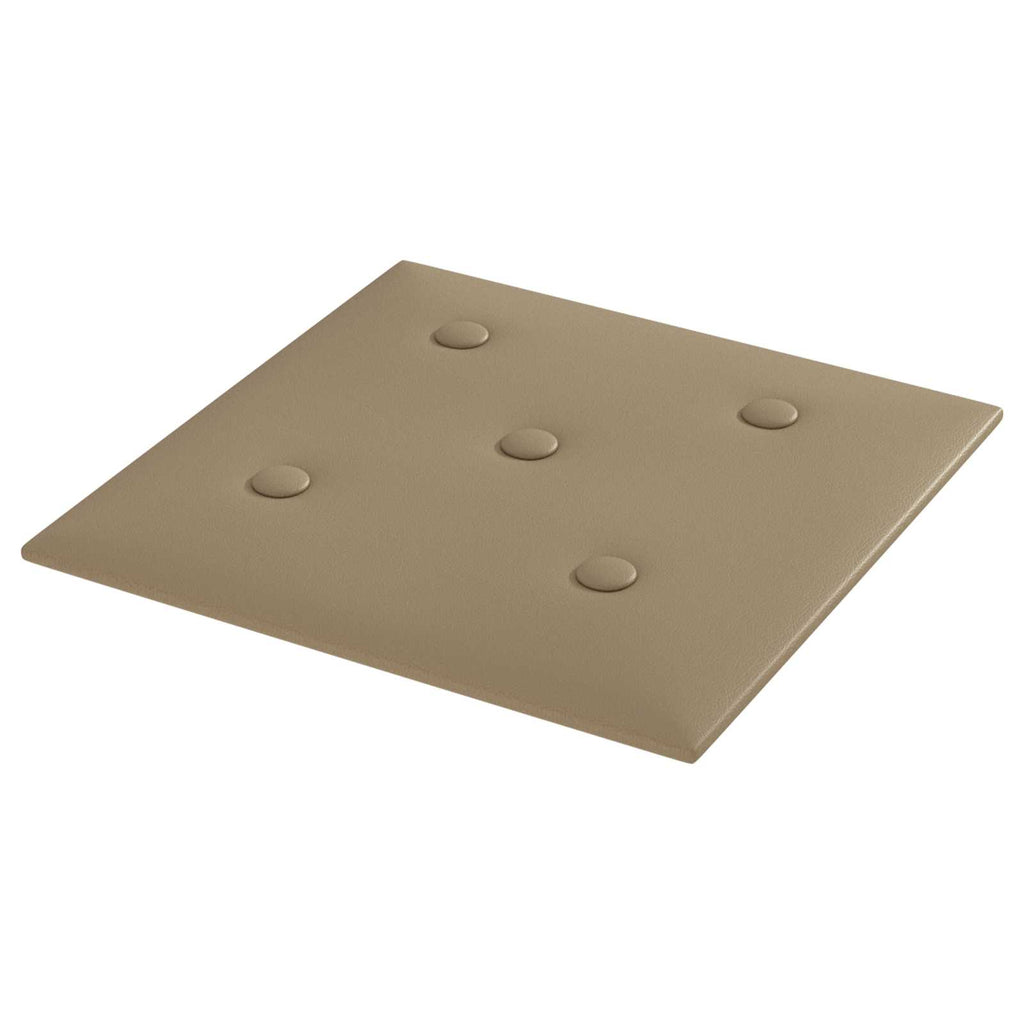 vidaXL Wejściowy zagłówek 12 pcs Cappuccino 30 x 30 cm