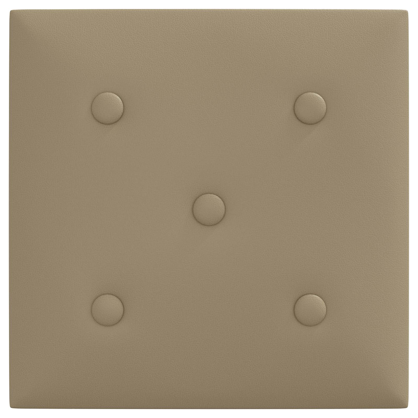 vidaXL Wejściowy zagłówek 12 pcs Cappuccino 30 x 30 cm