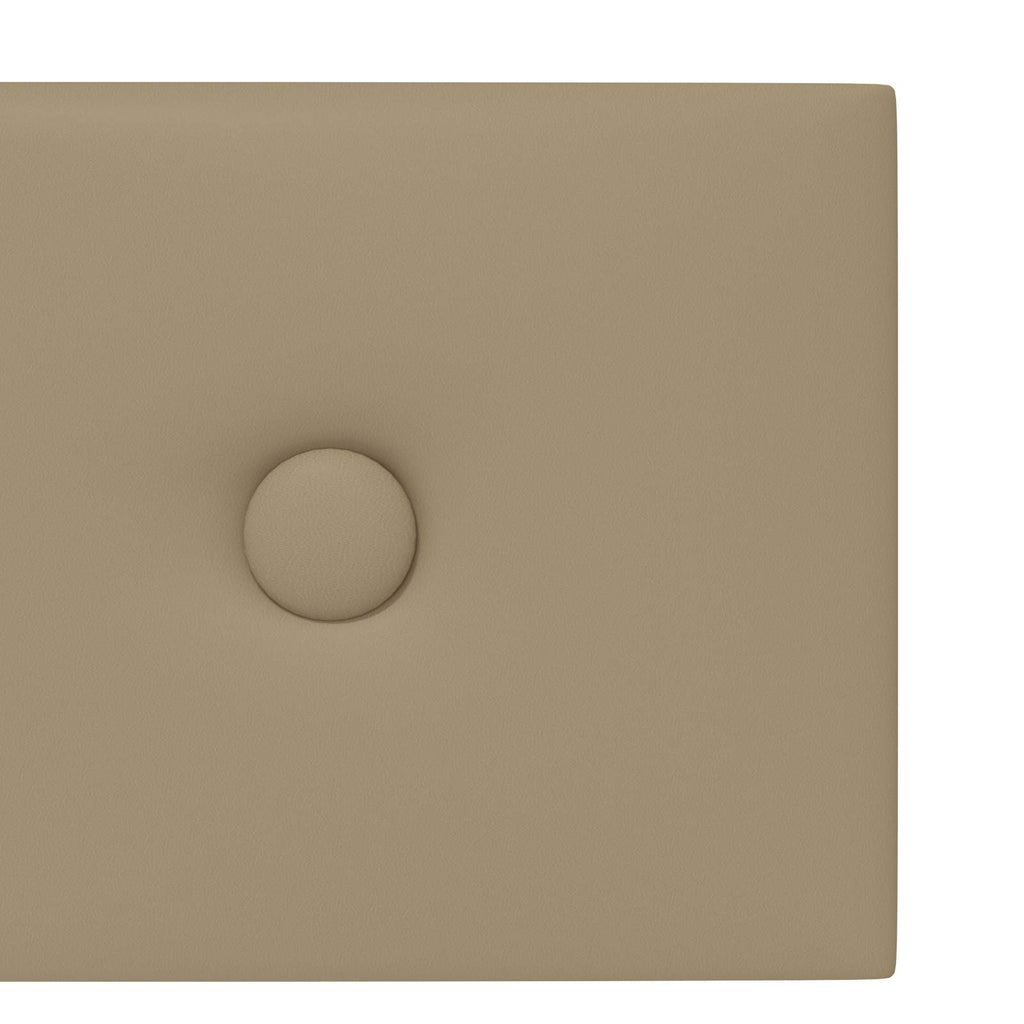 vidaXL Wejściowy zagłówek 12 pcs Cappuccino 60 x 15 cm