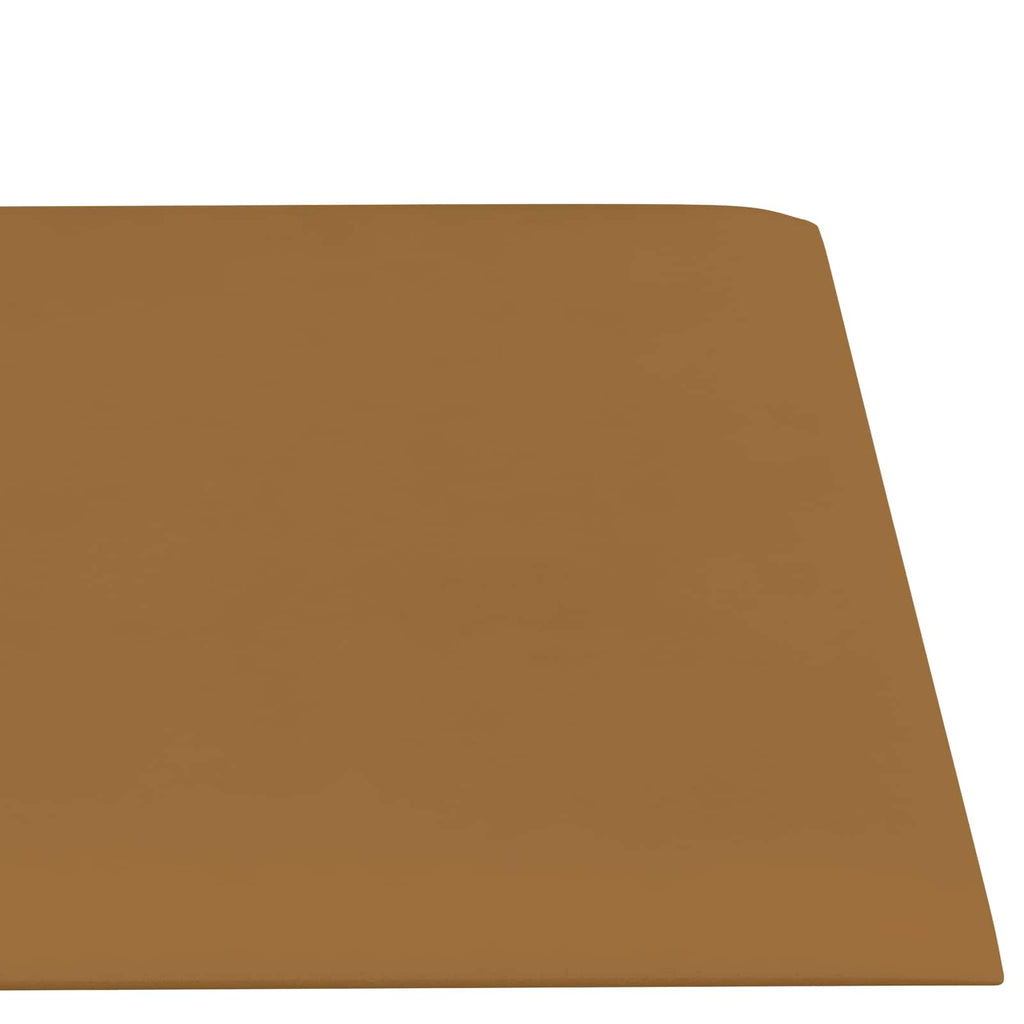 vidaXL Wejściowy zagłówek 12 pcs Brązowy 60 x 15 cm Aksamit