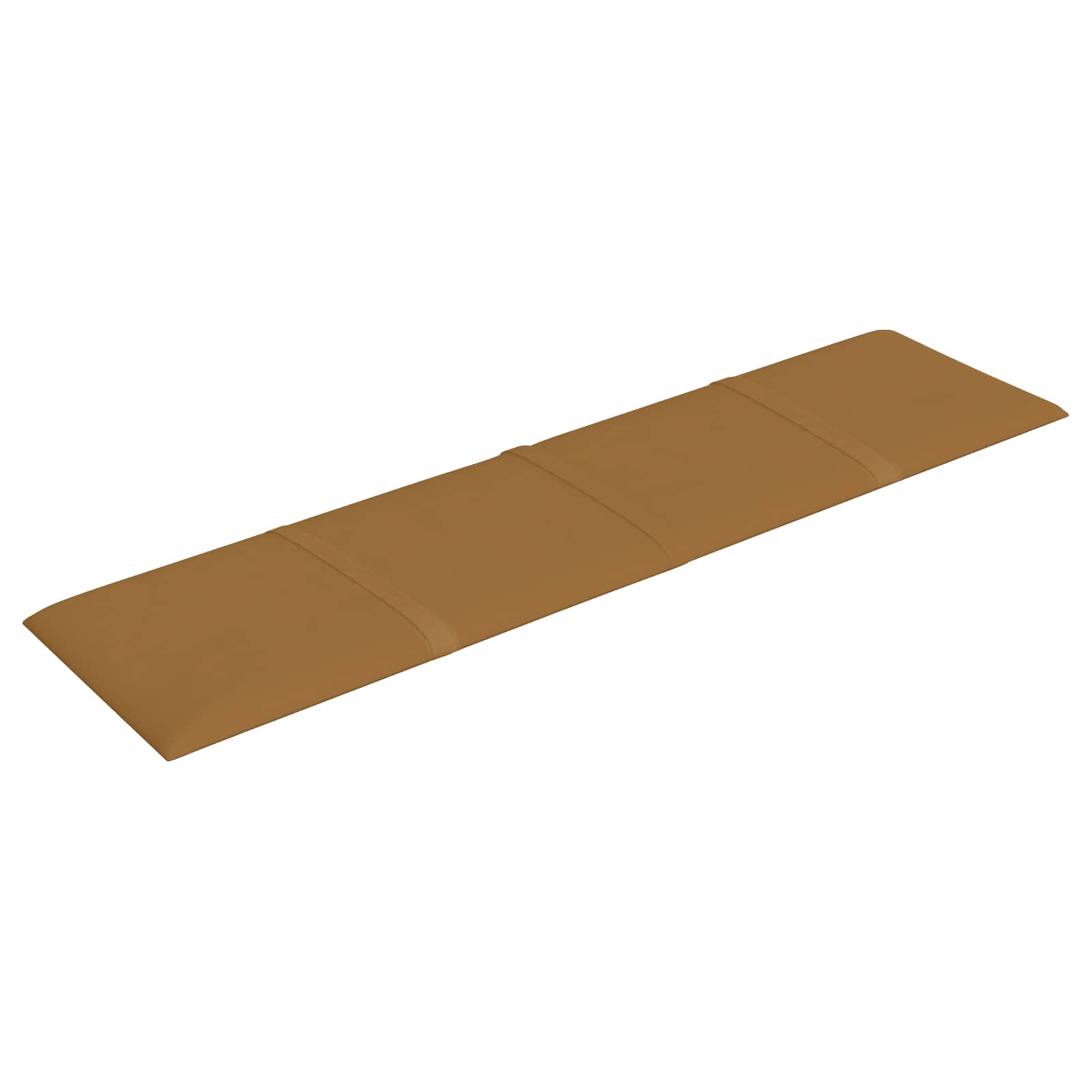 vidaXL Wejściowy zagłówek 12 pcs Brązowy 60 x 15 cm Aksamit