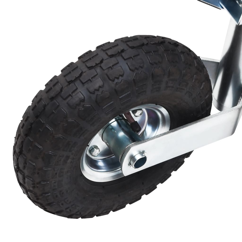 vidaXL Koło podporowe z zaciskiem, 48 mm, galwanizowana stal