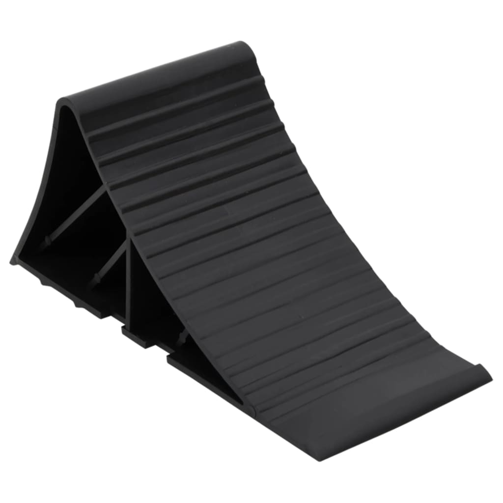 vidaXL Kliny pod koła, 2 szt., 25x10x11,5 cm, plastikowe