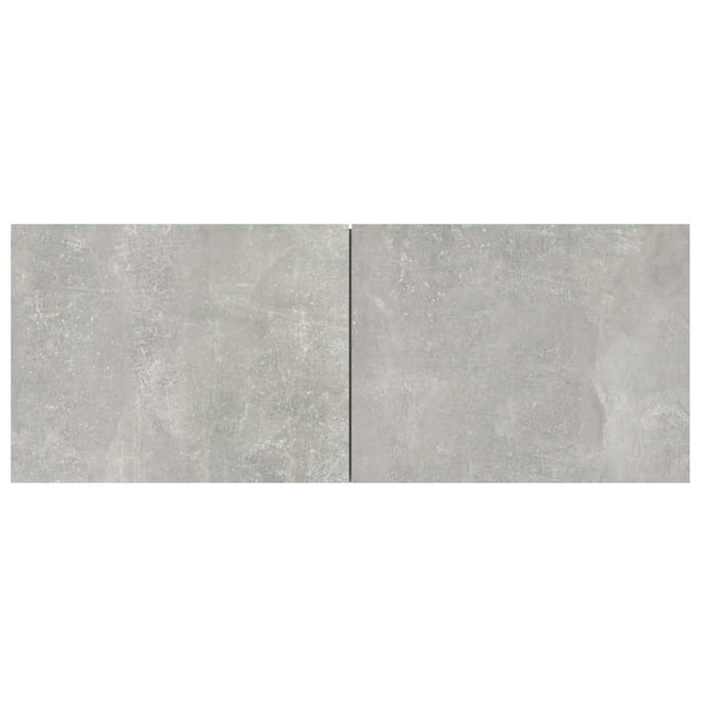 vidaXL Ścienne szafki TV, 2 szt., szarość betonu, 80x30x30 cm