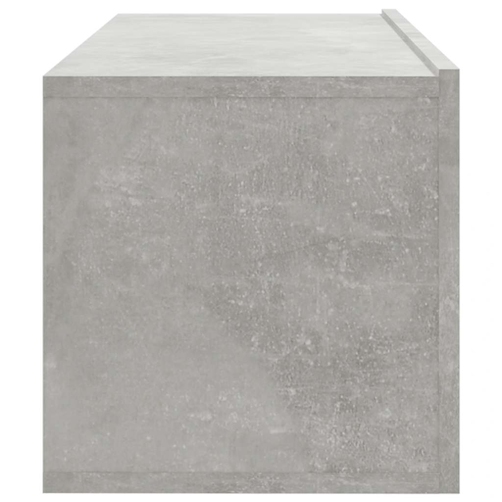 vidaXL Szafki ścienne pod TV, 2 szt., betonowa szarość, 100x30x30 cm