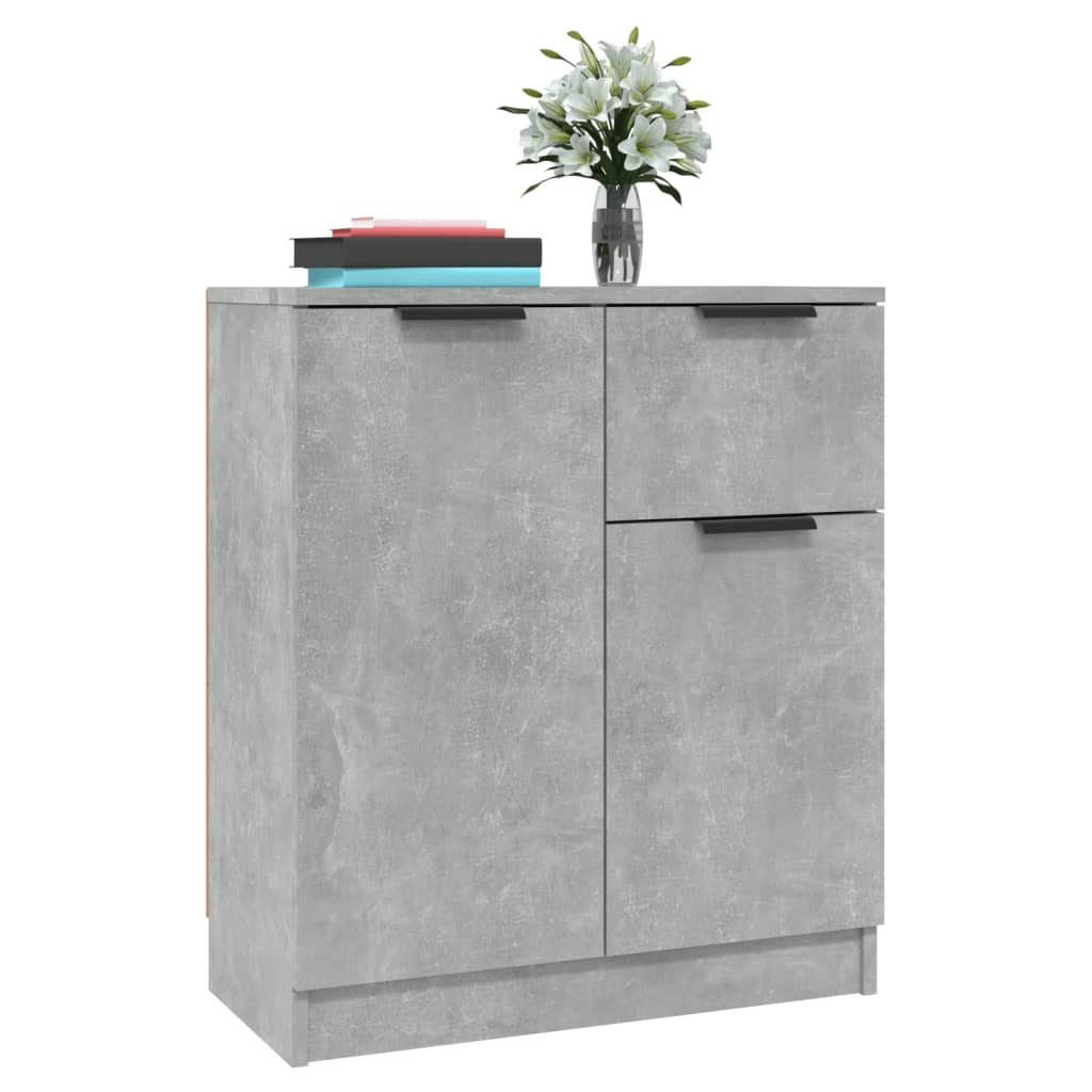 vidaXL Szafka, szarość betonu, 60x30x70 cm, materiał drewnopochodny