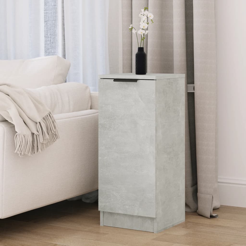 vidaXL Szafka, szarość betonu, 30x30x70 cm, materiał drewnopochodny