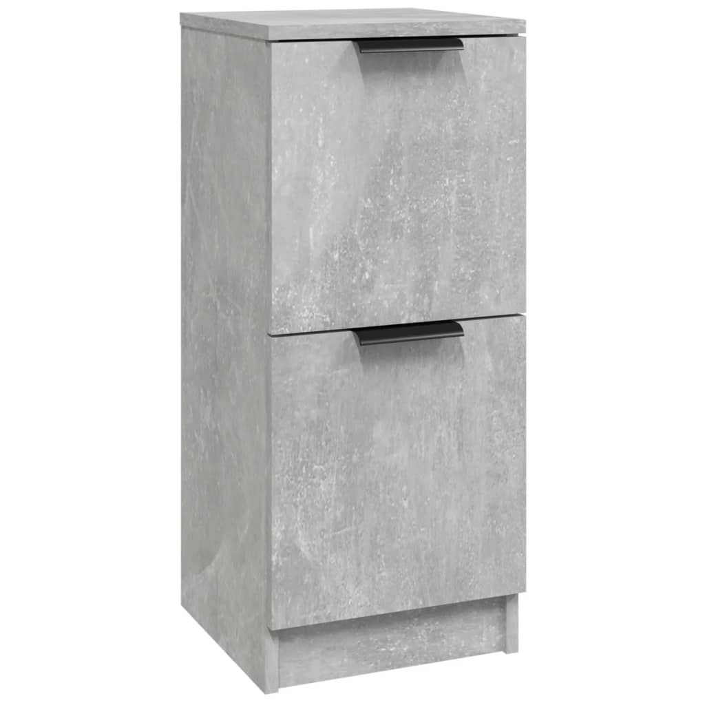 vidaXL Szafka, szarość betonu, 30x30x70 cm, materiał drewnopochodny