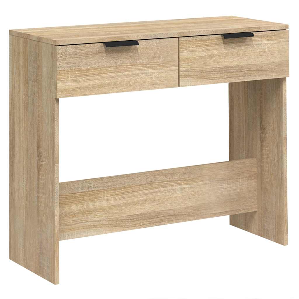 vidaXL Stolik konsolowy, dąb sonoma, 90x36x75 cm