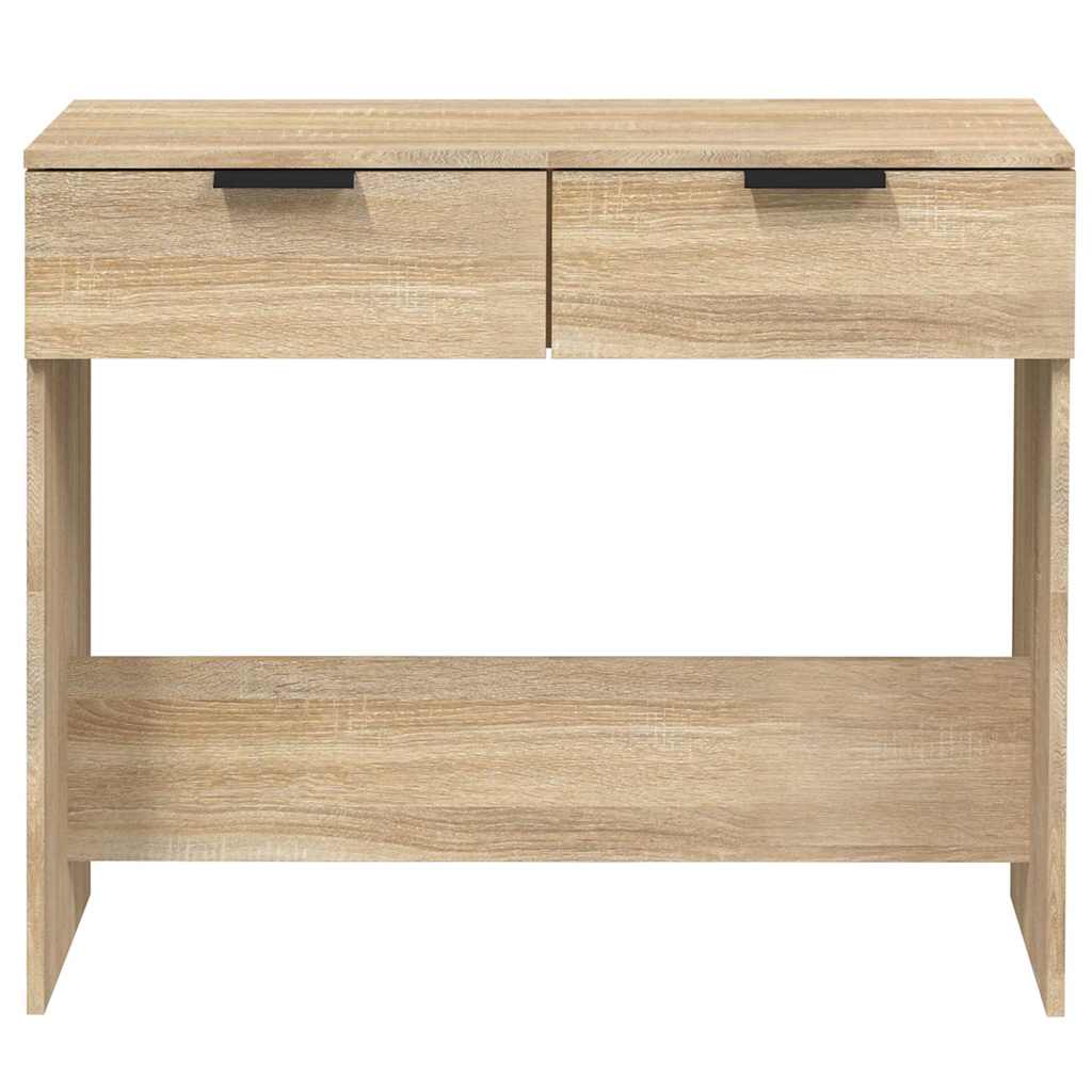 vidaXL Stolik konsolowy, dąb sonoma, 90x36x75 cm