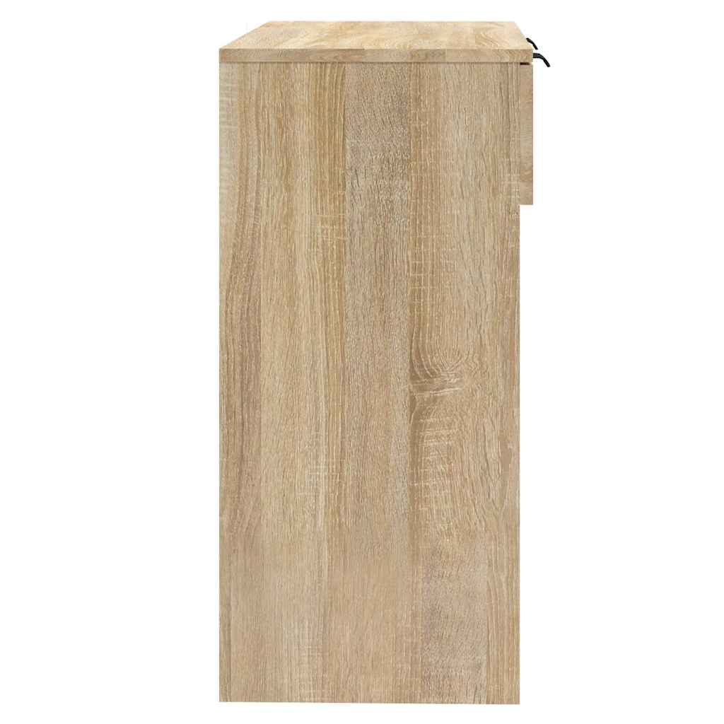 vidaXL Stolik konsolowy, dąb sonoma, 90x36x75 cm