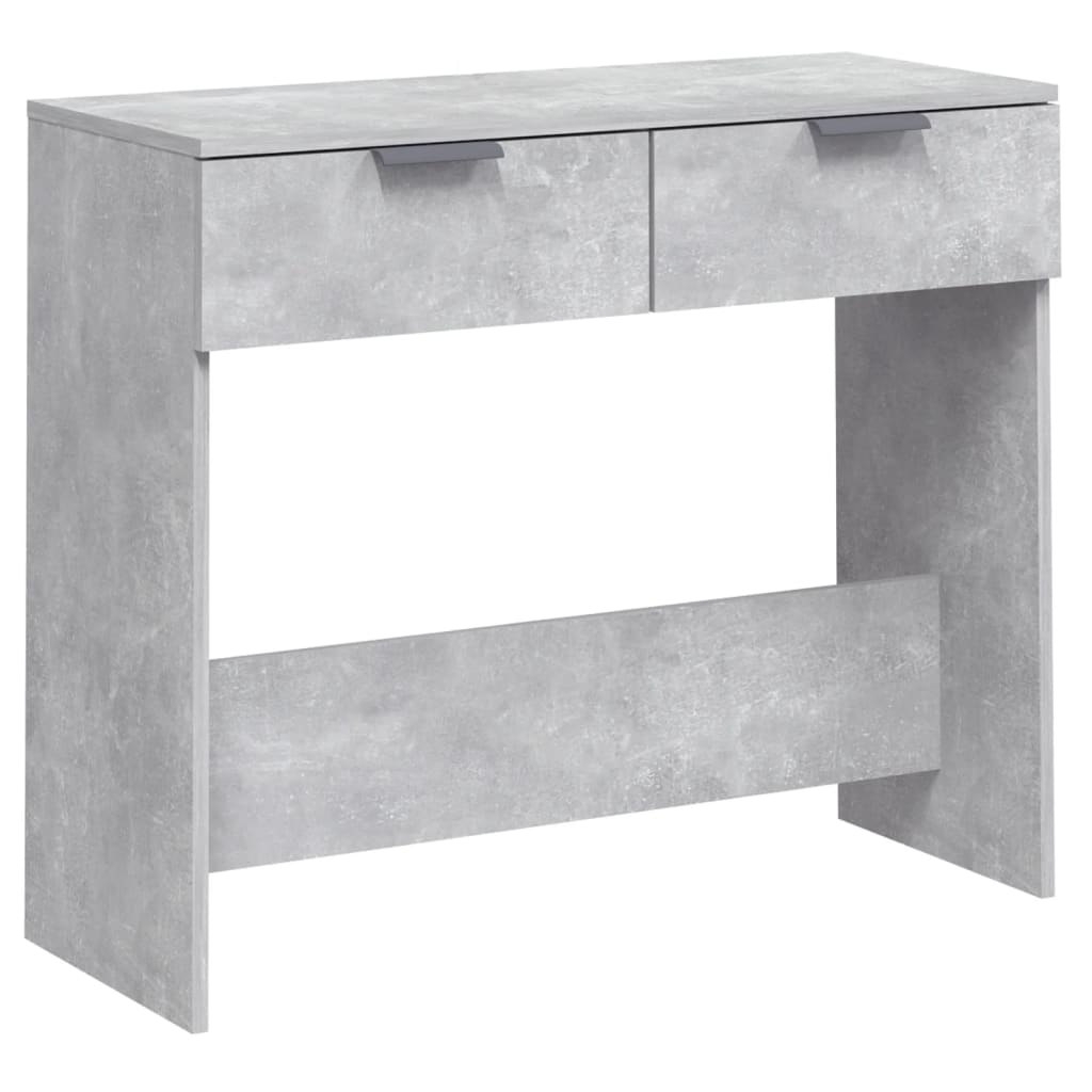 vidaXL Stolik konsolowy, betonowa szarość, 90x36x75 cm