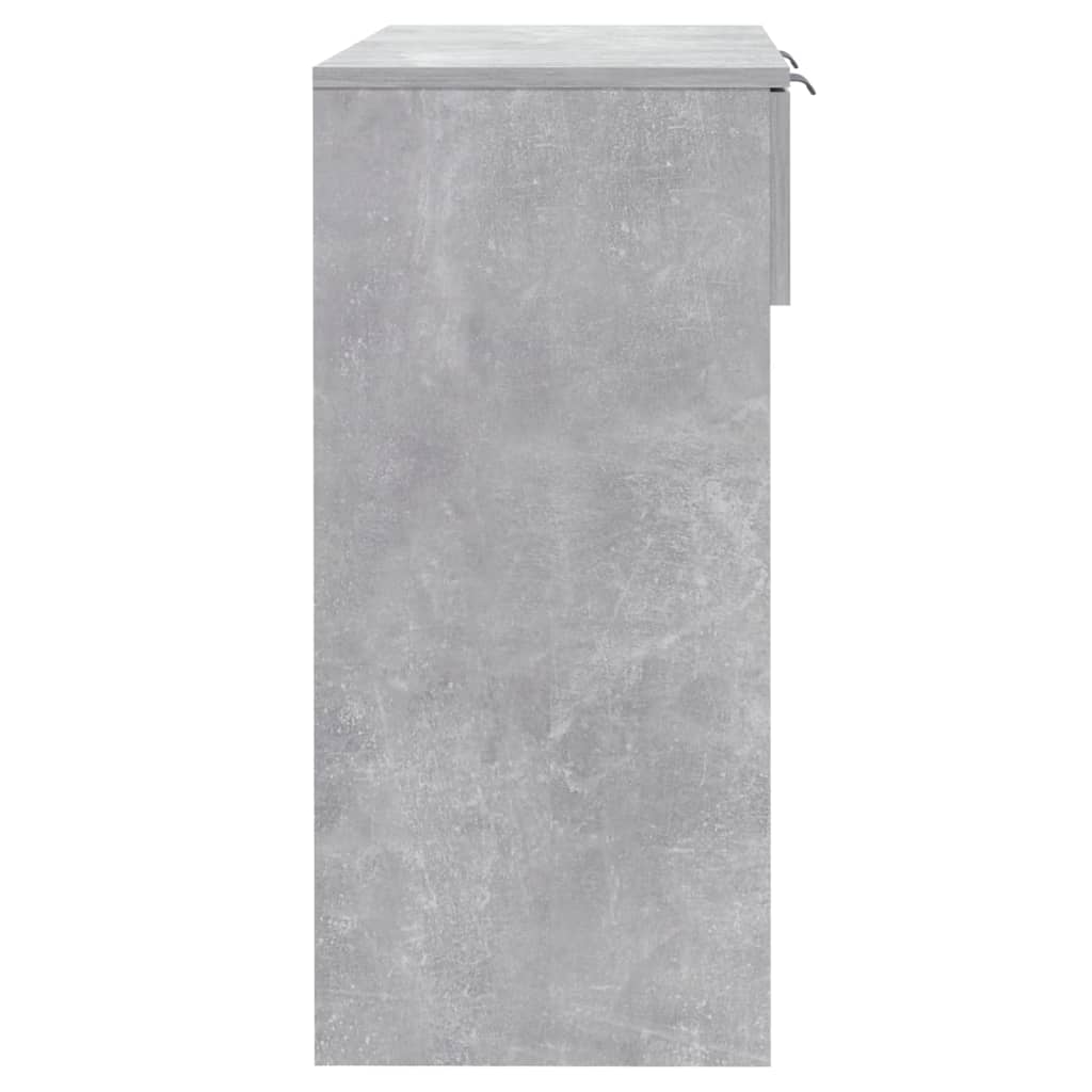 vidaXL Stolik konsolowy, betonowa szarość, 90x36x75 cm