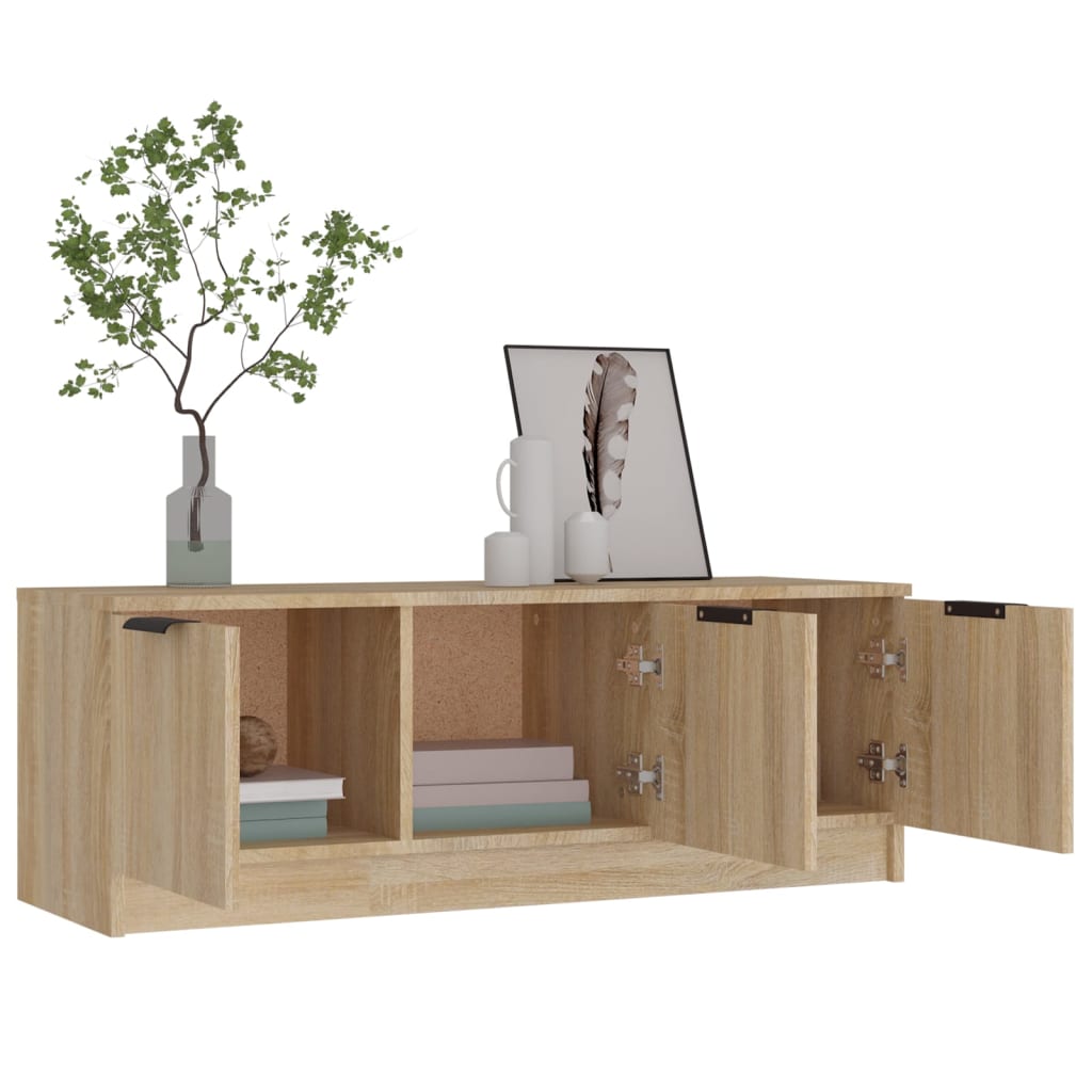 vidaXL Szafka pod telewizor, dąb sonoma, 102x35x36,5 cm