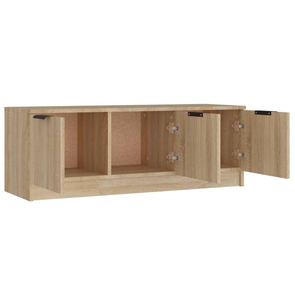vidaXL Szafka pod telewizor, dąb sonoma, 102x35x36,5 cm