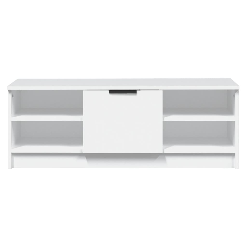 vidaXL Szafka pod TV, biała, 102x35,5x36,5 cm, materiał drewnopochodny