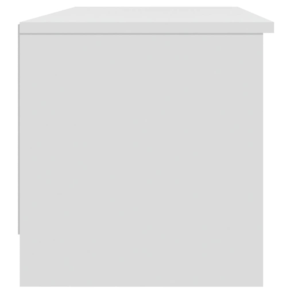 vidaXL Szafka pod TV, biała, 102x35,5x36,5 cm, materiał drewnopochodny