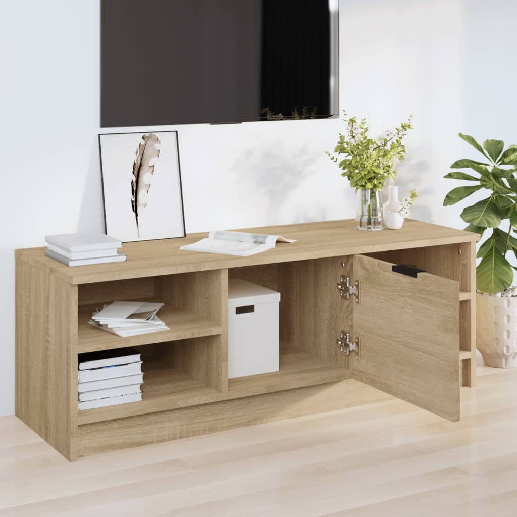 vidaXL Szafka pod telewizor, dąb sonoma, 102x35,5x36,5 cm
