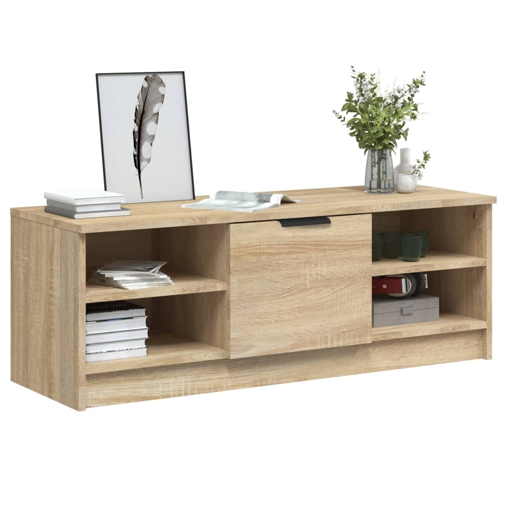 vidaXL Szafka pod telewizor, dąb sonoma, 102x35,5x36,5 cm