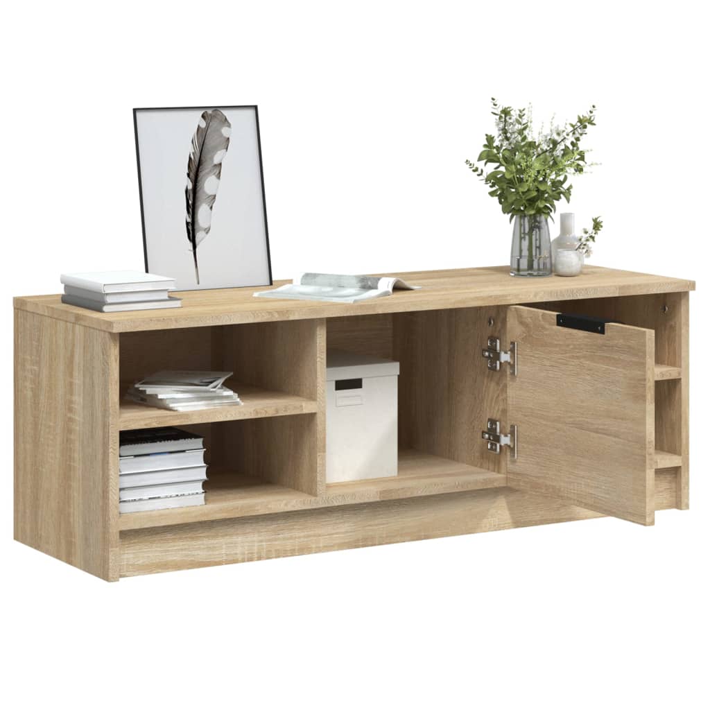 vidaXL Szafka pod telewizor, dąb sonoma, 102x35,5x36,5 cm
