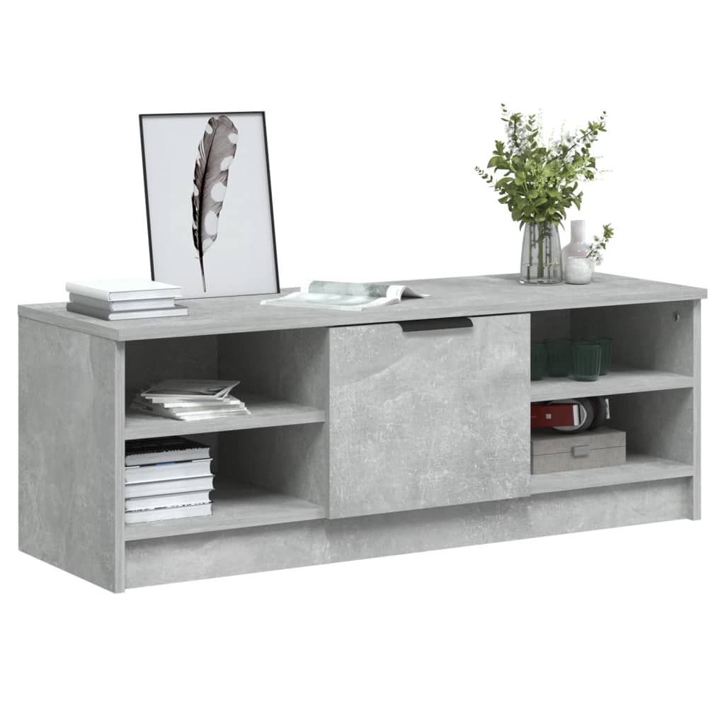 vidaXL Szafka pod TV, szarość betonu, 102x35,5x36,5 cm