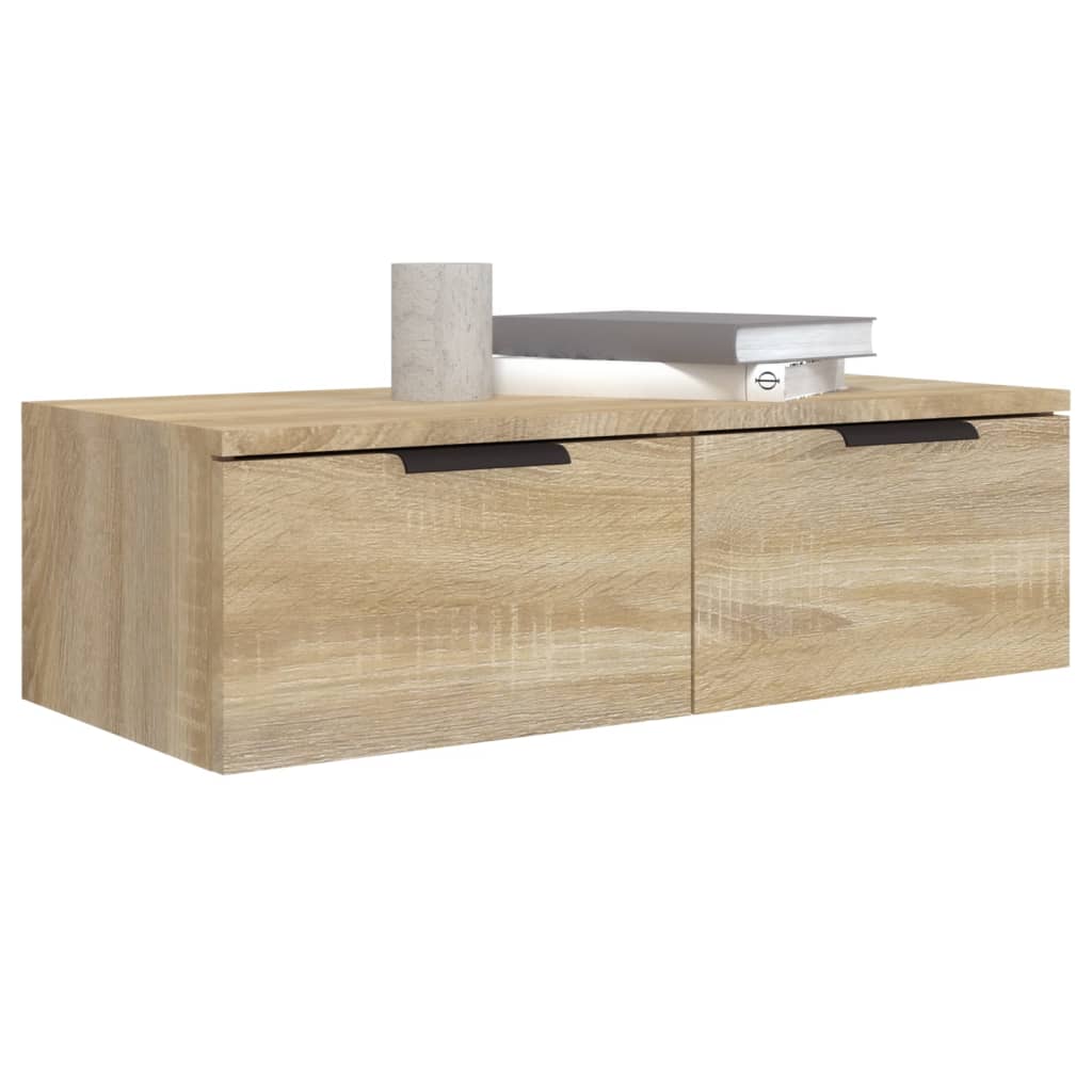 vidaXL Szafka wisząca, dąb sonoma 68x30x20 cm, materiał drewnopochodny