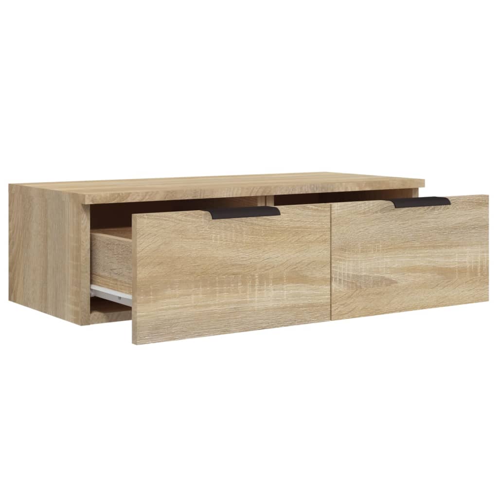 vidaXL Szafka wisząca, dąb sonoma 68x30x20 cm, materiał drewnopochodny