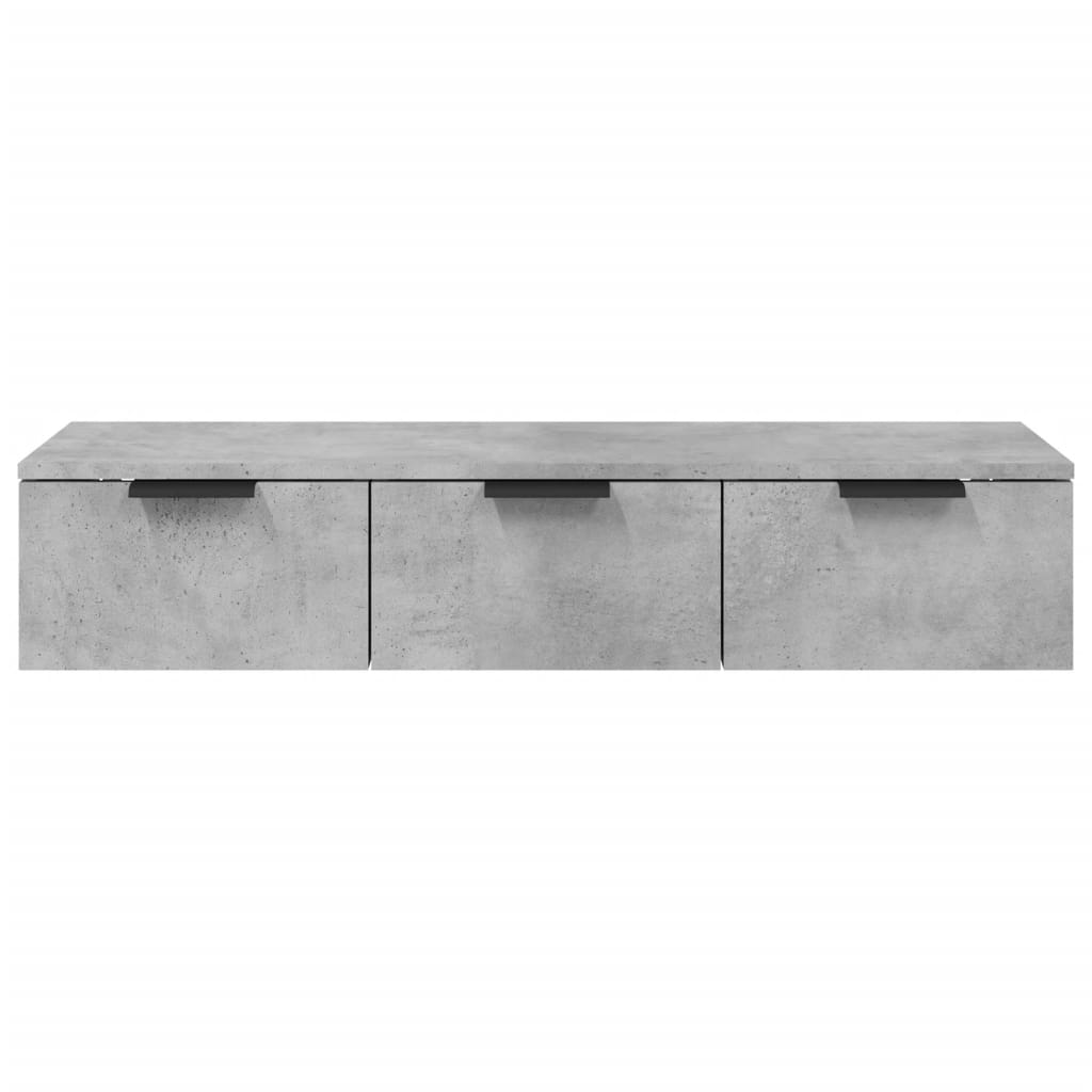 vidaXL Szafka wisząca, szarość betonu, 102x30x20 cm