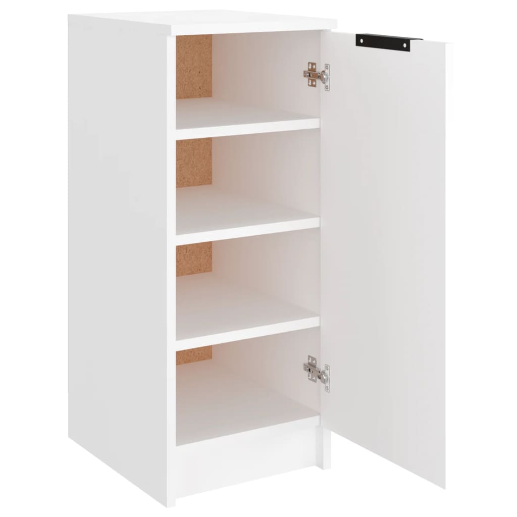 vidaXL Szafka na buty, biała, 30x35x70 cm, materiał drewnopochodny
