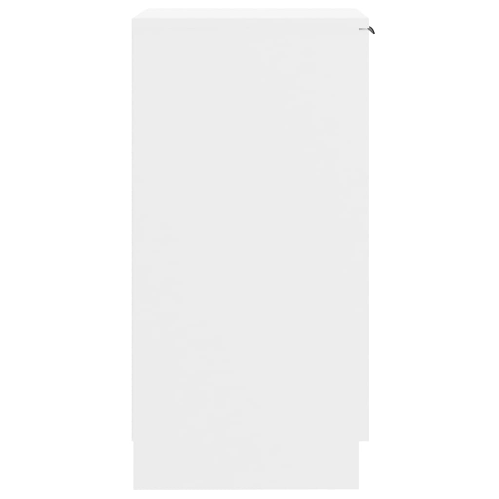 vidaXL Szafka na buty, biała, 30x35x70 cm, materiał drewnopochodny