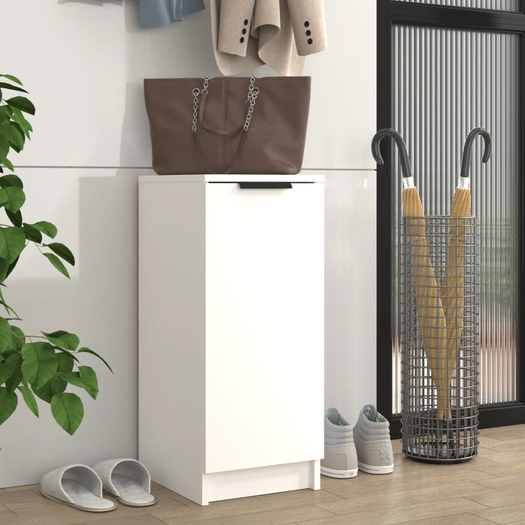 vidaXL Szafka na buty, biała, 30x35x70 cm, materiał drewnopochodny