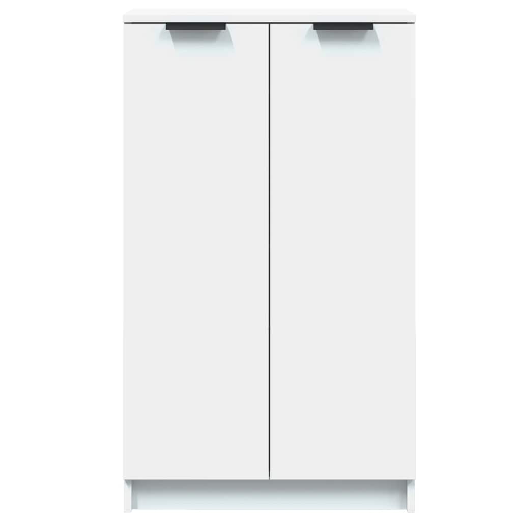 vidaXL Szafka na buty, biała, 59x35x100,5 cm, materiał drewnopochodny