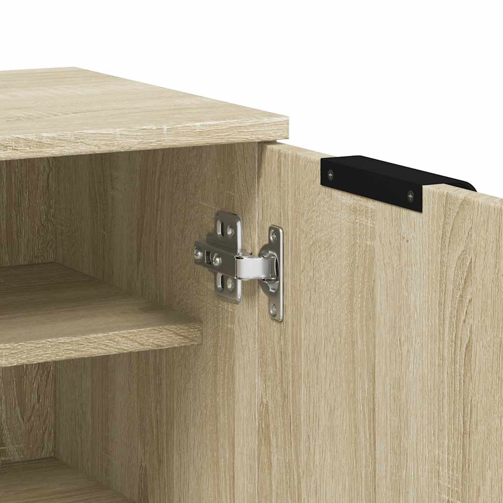 vidaXL Szafka na buty, dąb sonoma, 59x35x100,5cm,materiał drewnopochodny