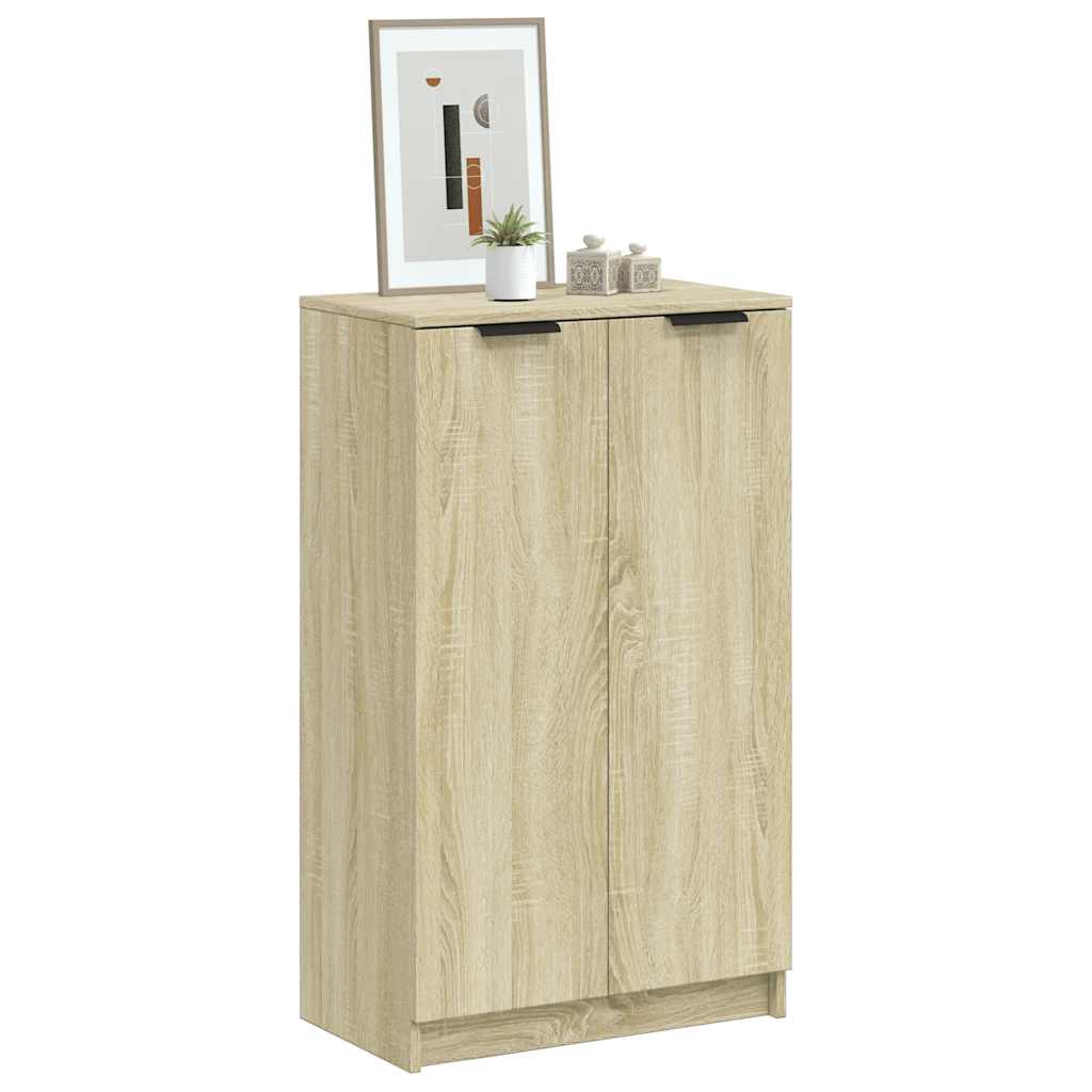 vidaXL Szafka na buty, dąb sonoma, 59x35x100,5cm,materiał drewnopochodny