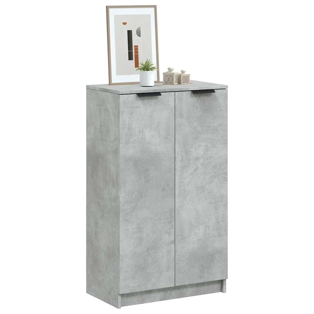 vidaXL Szafka na buty, szarość betonu, 59x35x100,5 cm