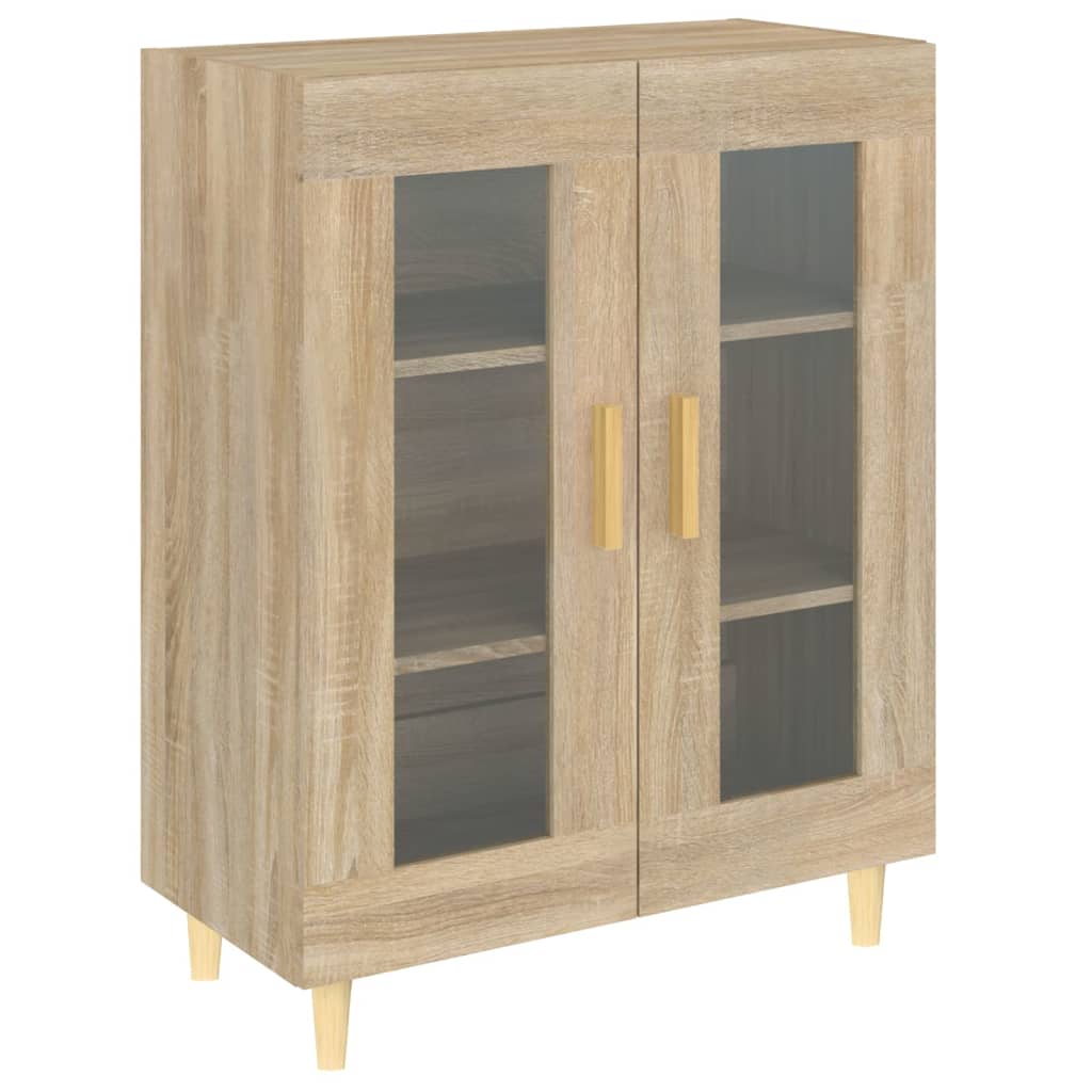 vidaXL Szafka, dąb sonoma, 69,5x34x90 cm, materiał drewnopochodny
